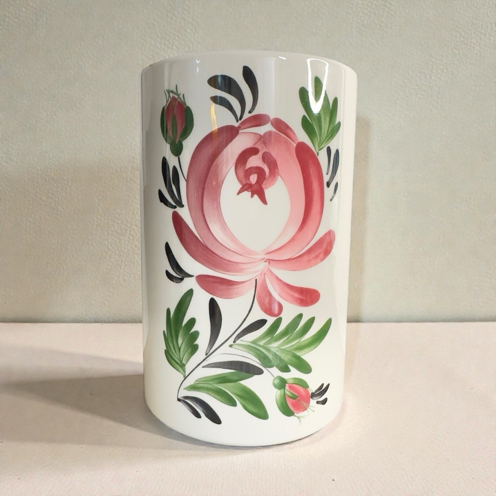 Portmeirion WELSH DRESSER Utensil Crock, Canister 7 3/4" Tall, 4 7/8" Dia